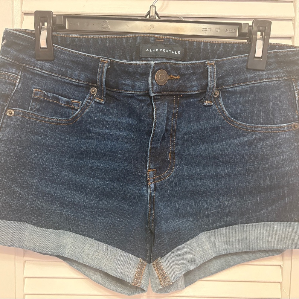 Aeropostale Dark Blue Denim Shorts